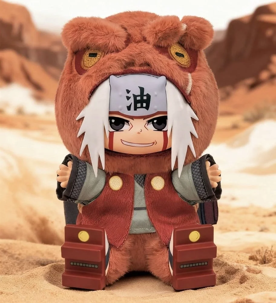 Naruto Vinyl Face Mini Plush Cute Beasts Blind Box 15 cm - 1 Unidade Aleatória